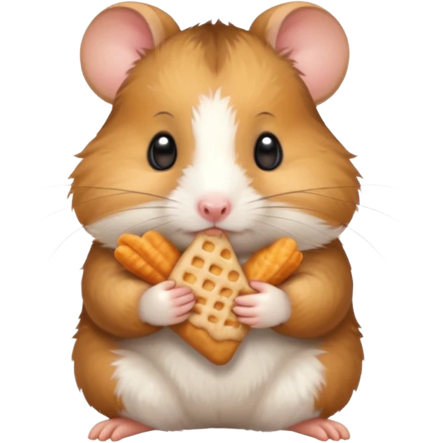 hamster with snack emoji