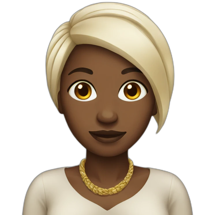 african woman emoji