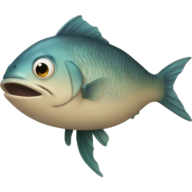a fish with hands emoji