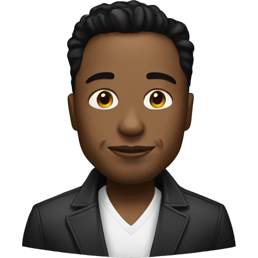 black elon musk emoji