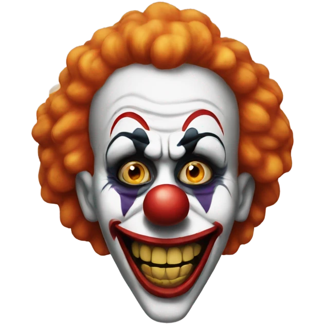 Scary clown  emoji