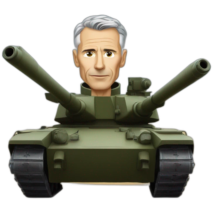 Jens Stoltenberg in a tanks emoji