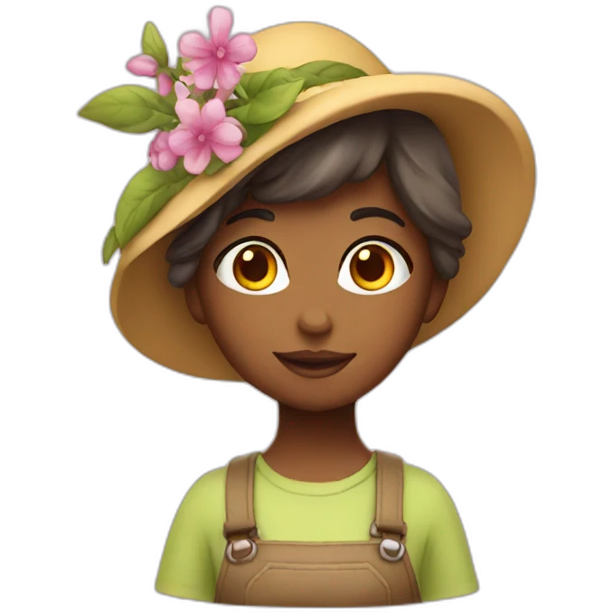 garden girl emoji
