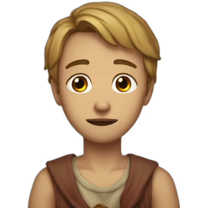 Sacrifices his life and sad in his life  emoji