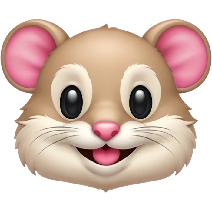 Crea una imagen de un ratón 🐭como ese riéndose como aquí 🤣 donde aparezcan las lágrimas de risa. emoji