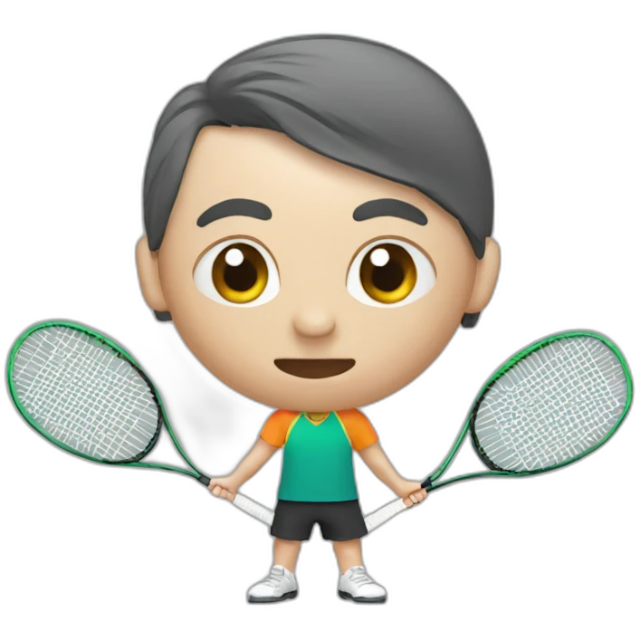 Badminton smasher emoji