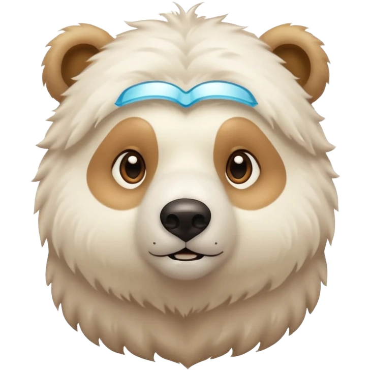 A white bear have test emoji