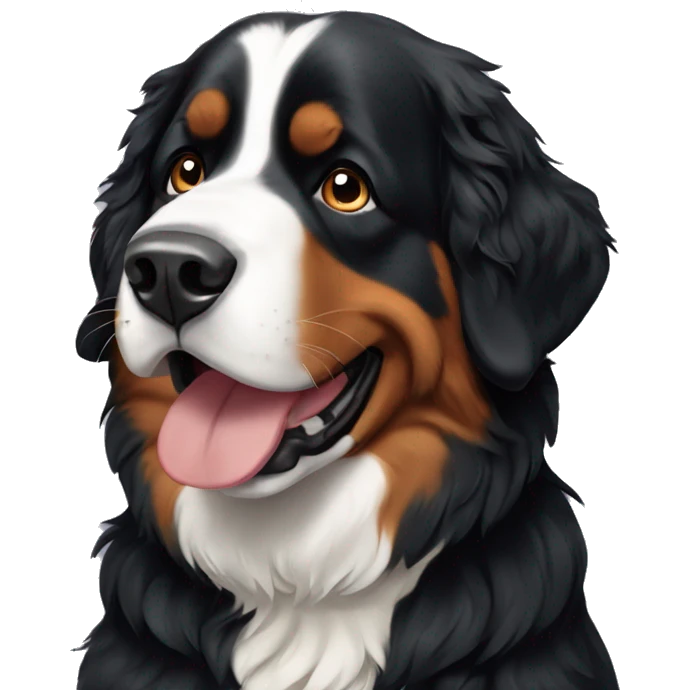 Bernese mountain dog  emoji