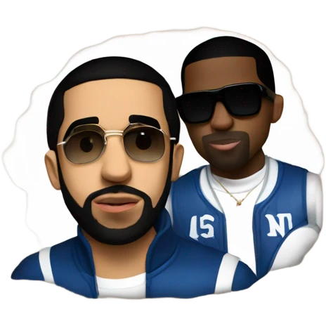 Drake with P-Diddy emoji