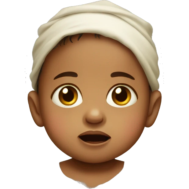 a colombian baby crying emoji