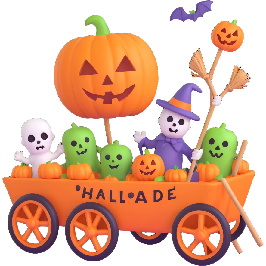 a Halloween parade emoji