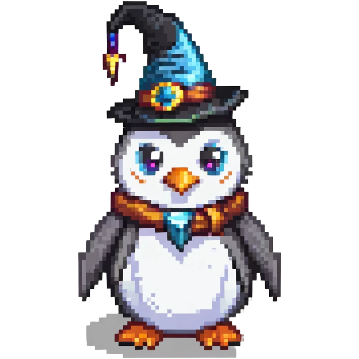penguin wizard emoji