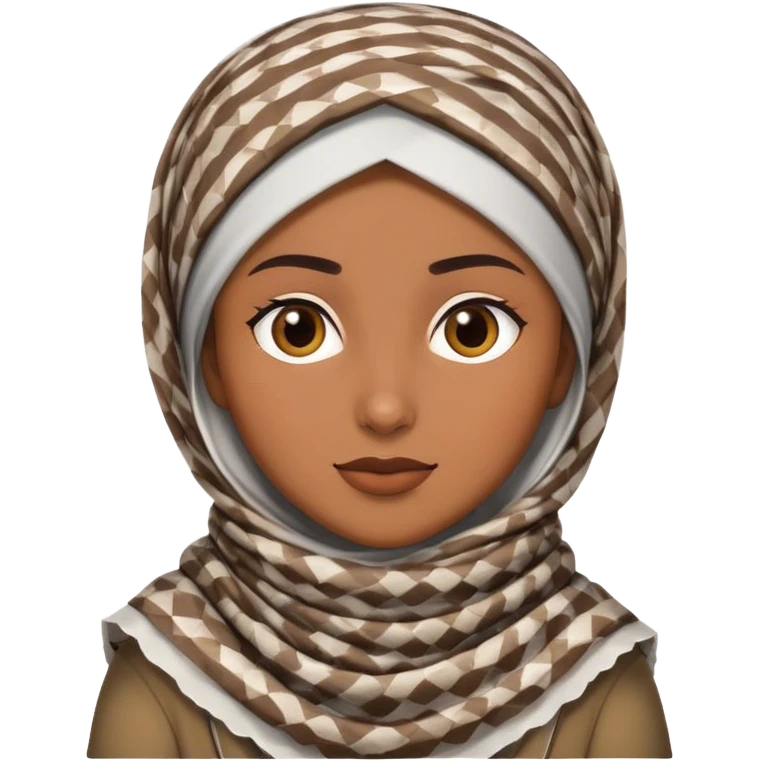 Keffiyeh woman emoji