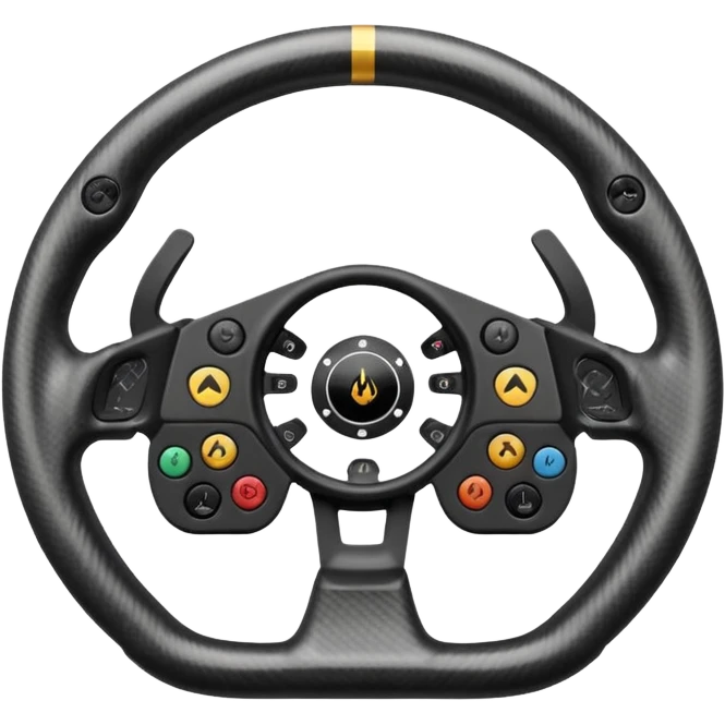 F1 steering wheel emoji