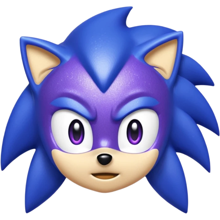 glitter purple sonic emoji