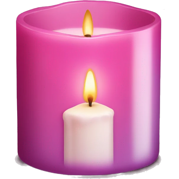 A big candle from “Bath&Body Works” brand  emoji