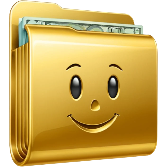 ordner mit der aufschrift "€100k"@emoji emoji