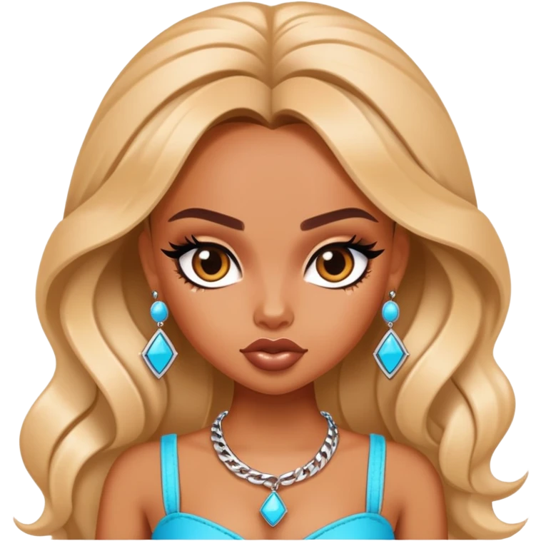 pretty bratz baddie, cool jewelry emoji