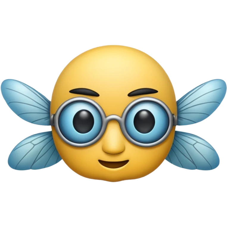 fly with headhpones on emoji