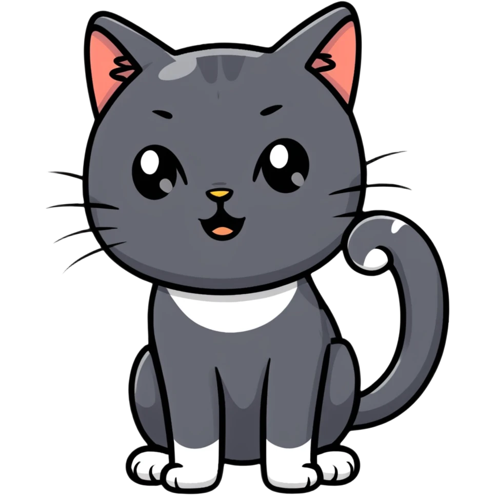 Няшка-кот , а потом плачет обижается emoji