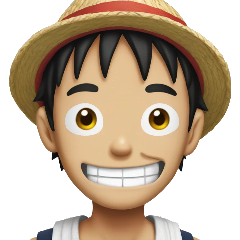 Luffy from one piece  emoji