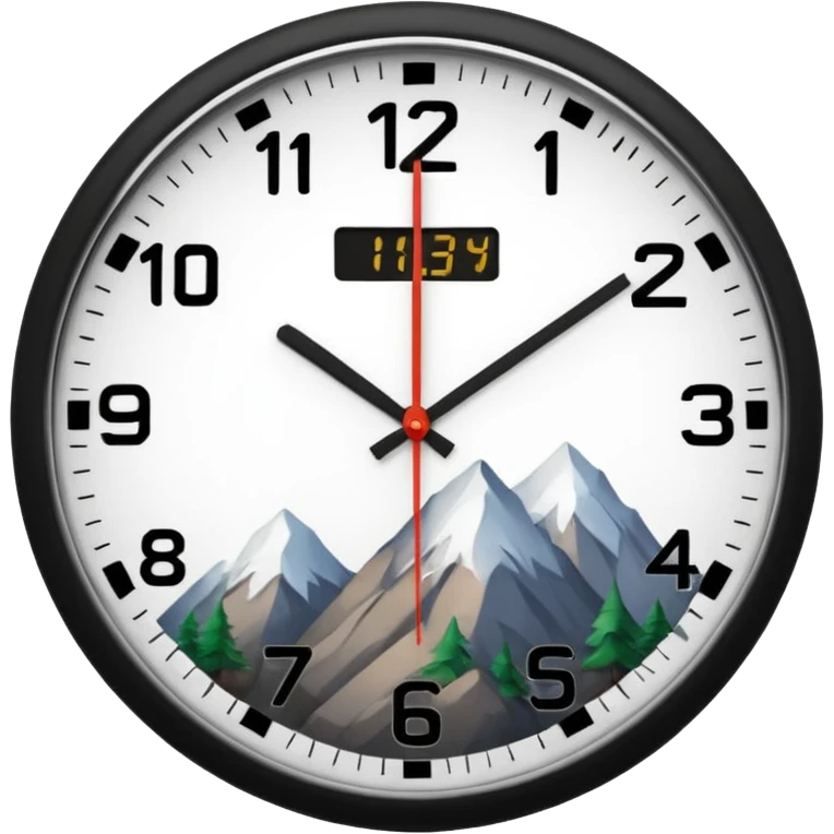 mountain standard time (MST) emoji