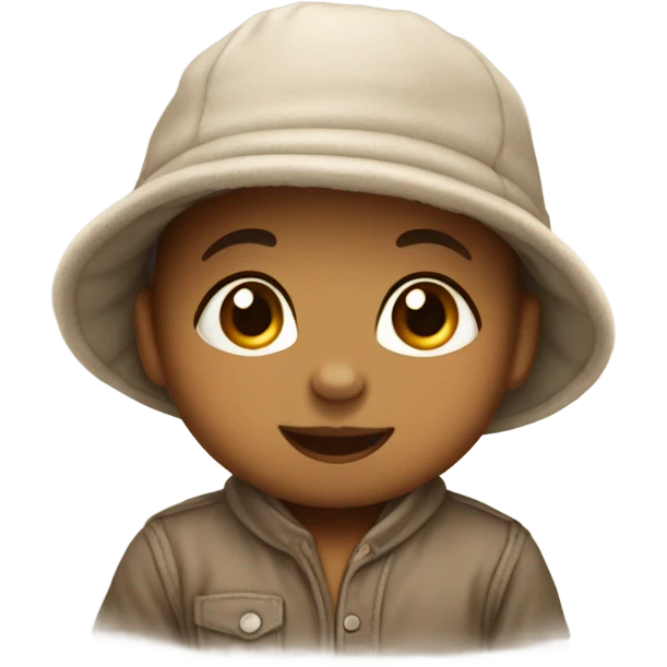 Baby with hat emoji