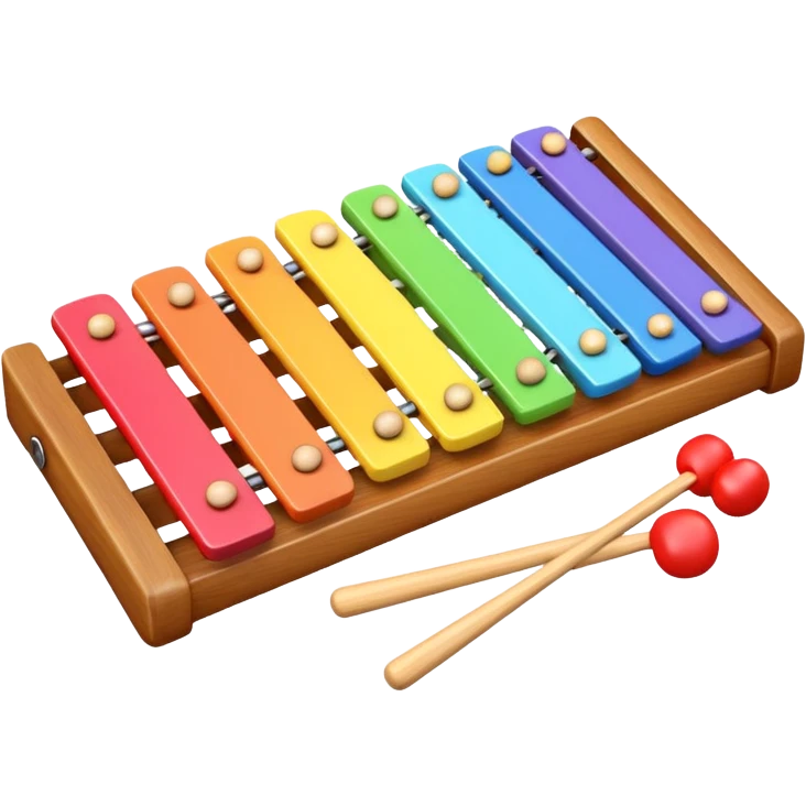 Xylophone 3D emoji emoji