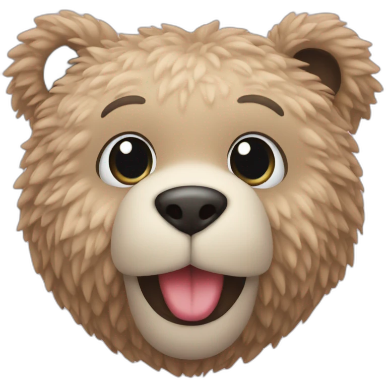 Nounours coeur emoji