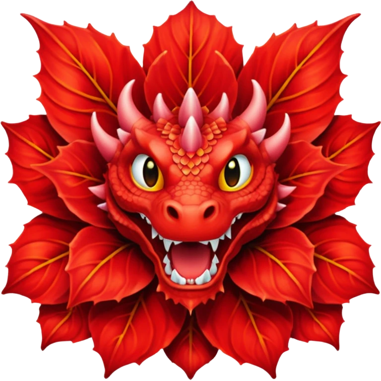 dragon mouth flower emoji
