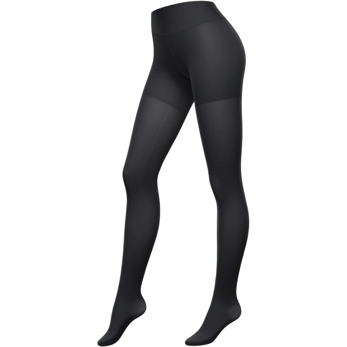 Black opaque tights folded neatly emoji