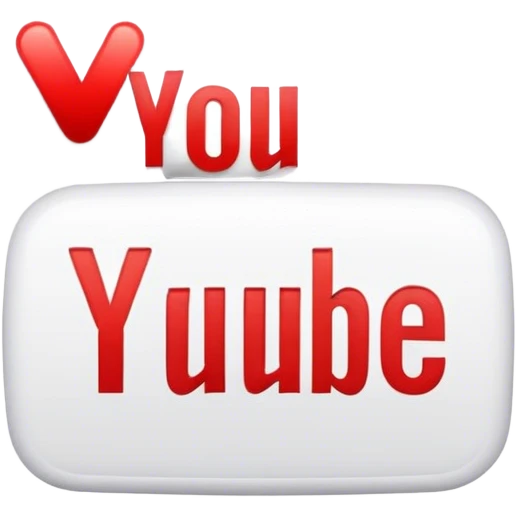 Youtube logo emoji