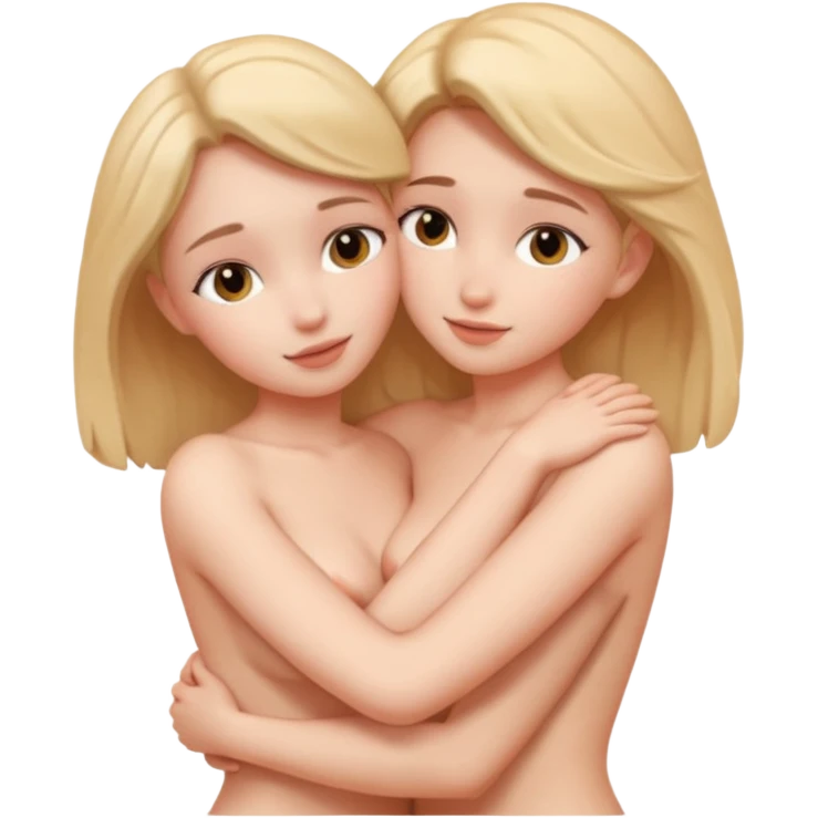 Two nude females emoji