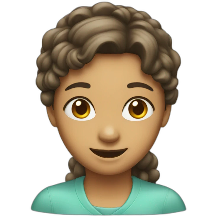 woman smile gummy emoji