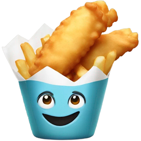 Fish and chips emoji
