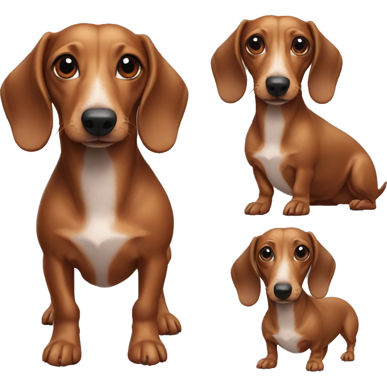 weiner dog spotted emoji