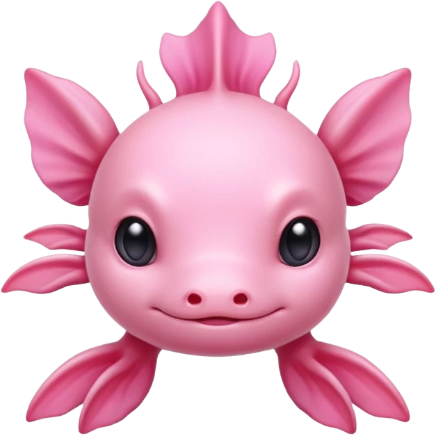 Ajolote rosa emoji
