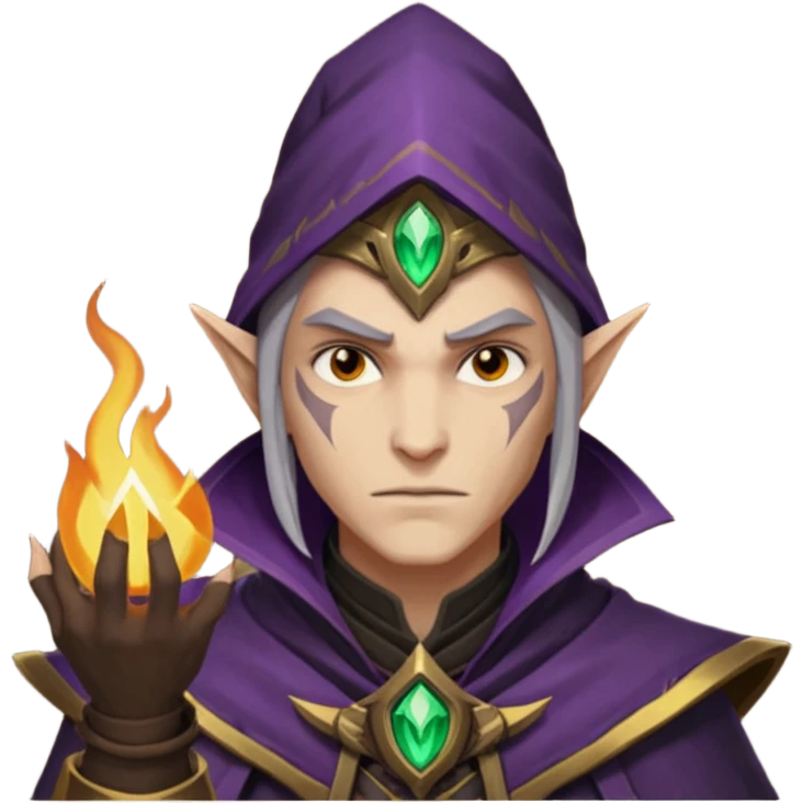 warlock from dota 2 and text above "fak naxuy" emoji