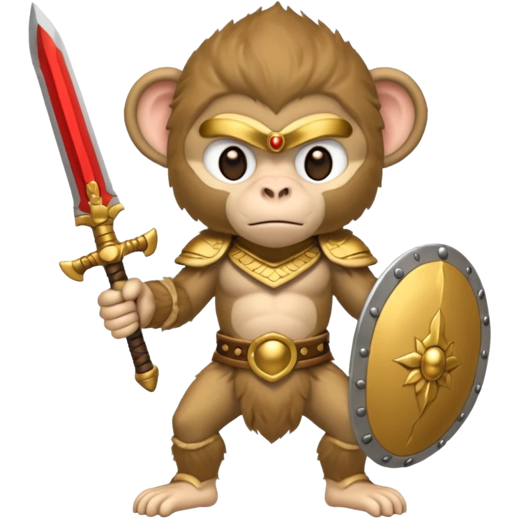 air elemental white monkey warior emoji