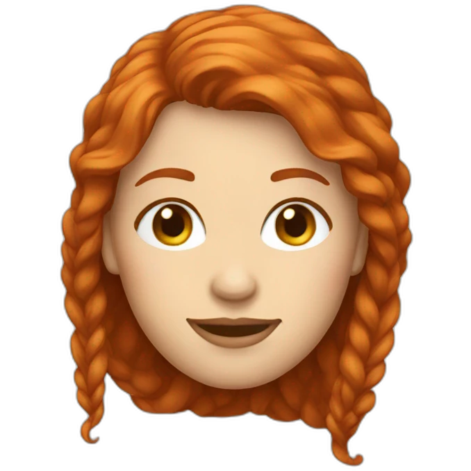 redhead-bearded-woman emoji