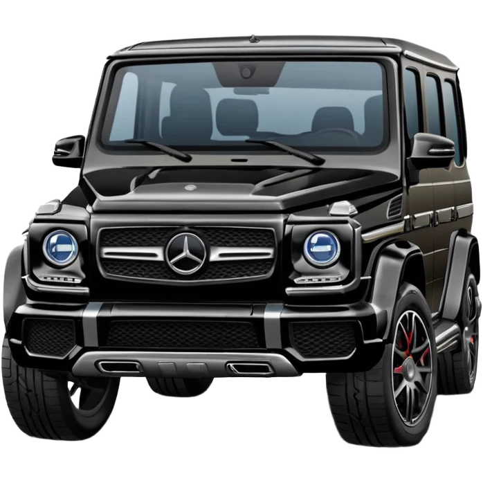 Mercedes black g63 emoji