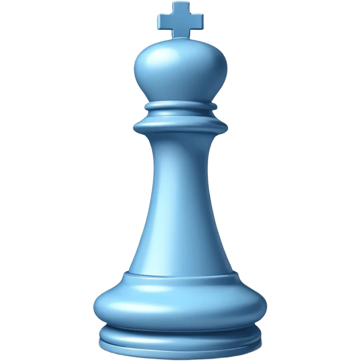 
chess bishop piece object, classic bishop shape with top slit, 3D cartoon, glossy material, soft shadow, mobile game icon style, centered, clean background, no text, no watermark
 emoji