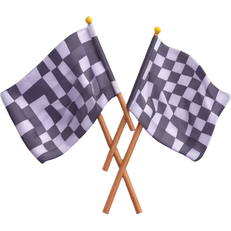 checkered racing flag emoji