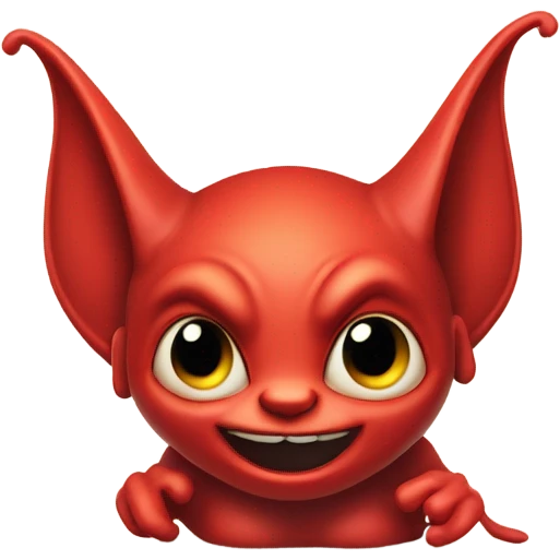  big fat red Valentine Imp emoji