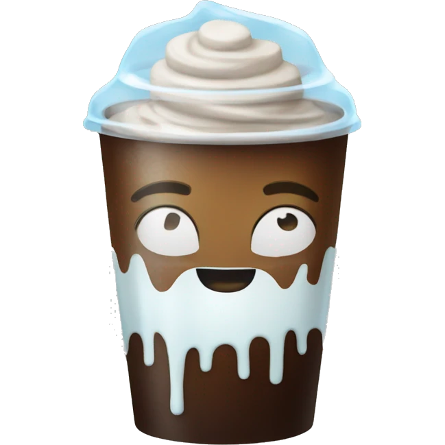 Ice coffie emoji