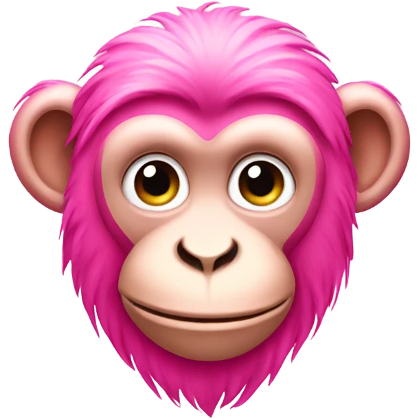 pink monkey emoji