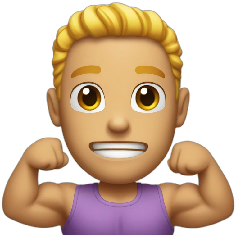 Double biceps emoji