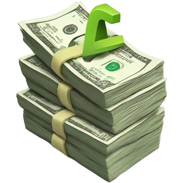 Money with check mark emoji