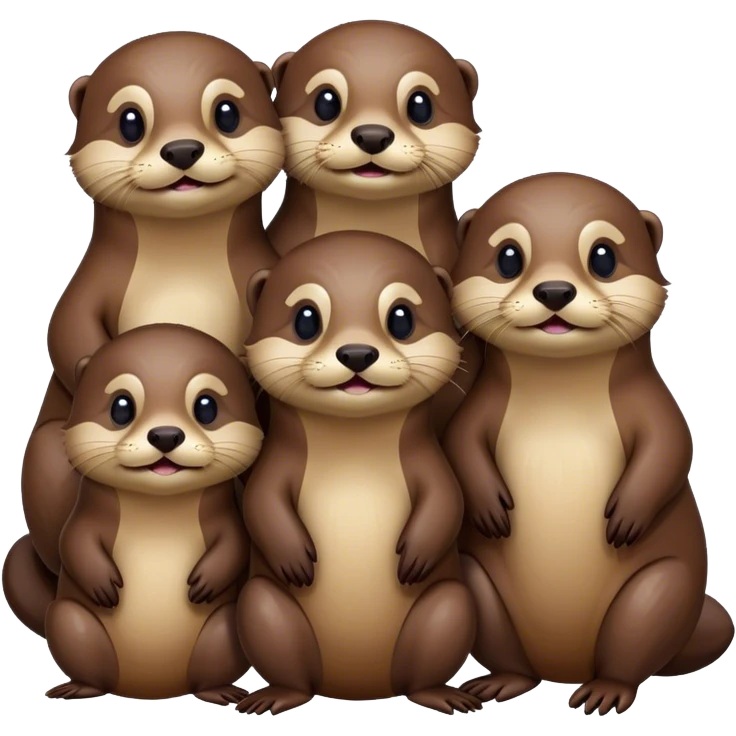 Drunk otters emoji
