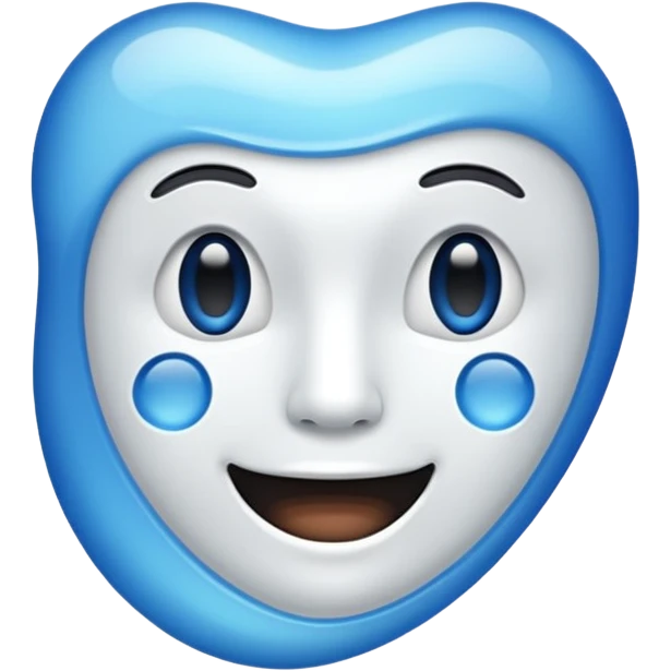 зуб синий emoji